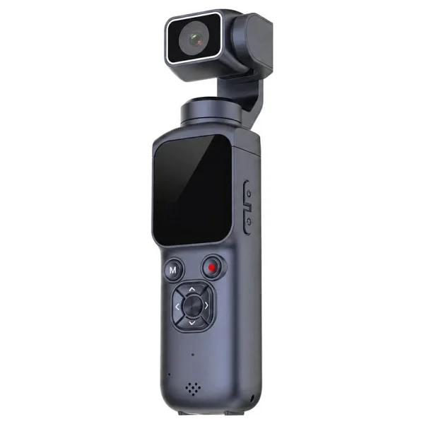 Smate 4K Pocket Camera Profesyonel Vlog Kamerası Gimbal Özellikli Titreşim Önleyici Otomatik Dönüş Ve Yüz Takibi - Siyah - Görsel 7