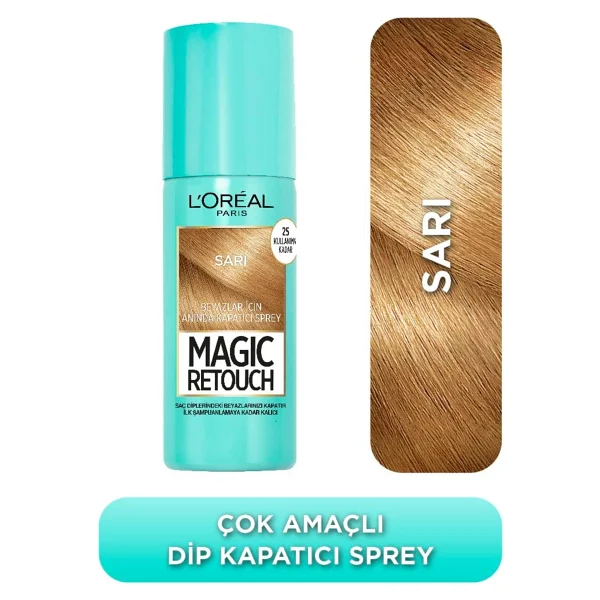 L'oreal Paris Magic Retouch Sarı 75 Ml Sprey Saç Boyası - Görsel 2