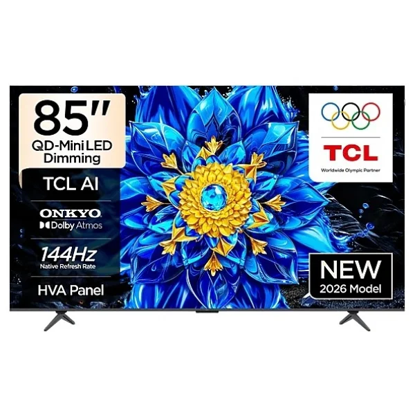 TCL 85P8L Premium 4K Ultra HD 85" 216 Ekran Uydu Alıcılı Google Smart QD Mini LED TV