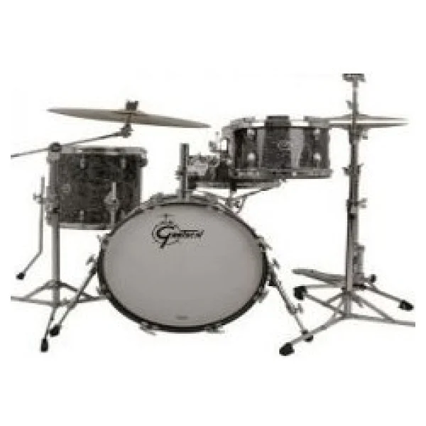 Gretsch Broadkaster 18" Akustik Davul Seti (Deep Marine Black Pearl) - Görsel 2