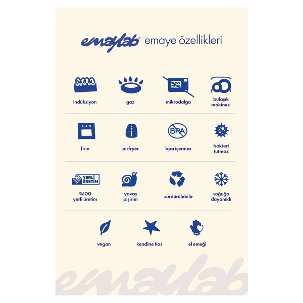 Emaylab Star 20 Cm 3 Lt Emaye Bakraç - Görsel 4