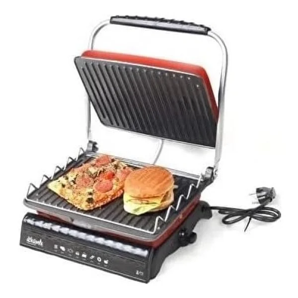 Dökümix Ultra Plus Organik Demir Döküm Izgara& Tost Makinası Kirmizi Izgara Aparatlı,fırçal - Çok Renkli - Görsel 3