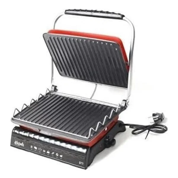 Dökümix Ultra Plus Organik Demir Döküm Izgara& Tost Makinası Kirmizi Izgara Aparatlı,fırçal - Çok Renkli - Görsel 4