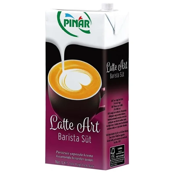 Pınar Latte Art 1 Lt Barista Süt - Görsel 3