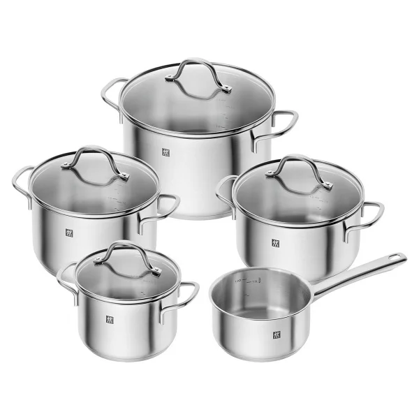 Zwilling Flow Tencere Seti, Paslanmaz Çelik, 5 Parça, Gümüş Rengi - Çok Renkli - Görsel 6