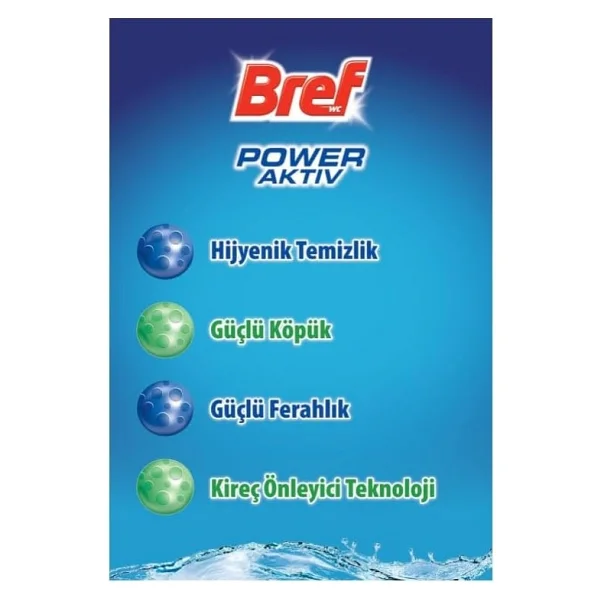 Bref Power Active Çam Ve Lavanta Kokulu 4'lü Klozet Bloğu 4x50g - Görsel 2