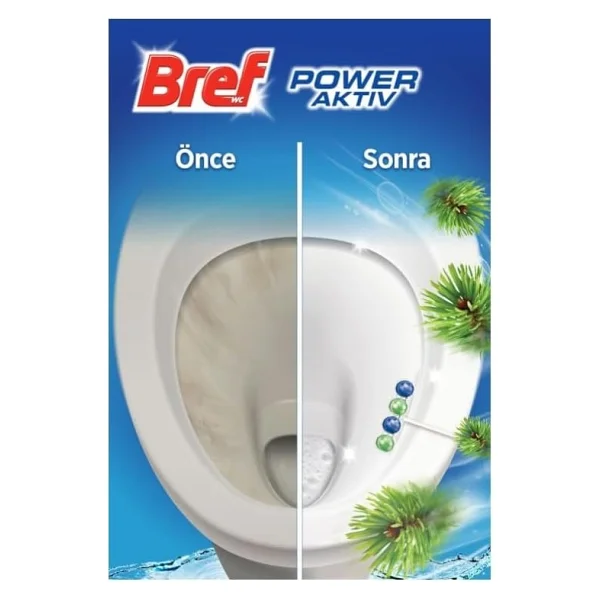 Bref Power Active Çam Ve Lavanta Kokulu 4'lü Klozet Bloğu 4x50g - Görsel 3