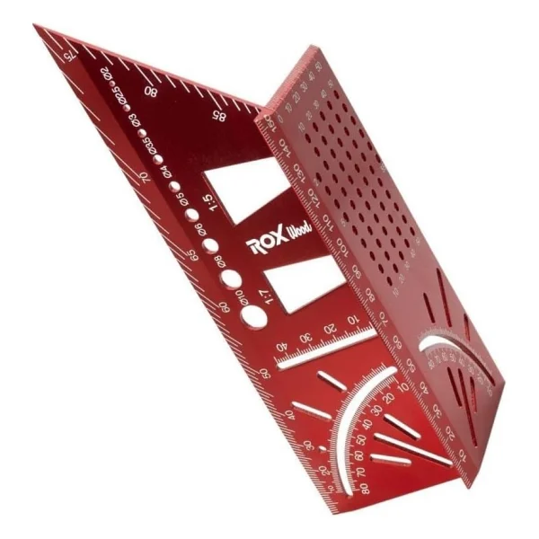 Rox Wood 0092 150 Mm Alüminyum 3d Açılı Marangoz Gönyesi - Görsel 2
