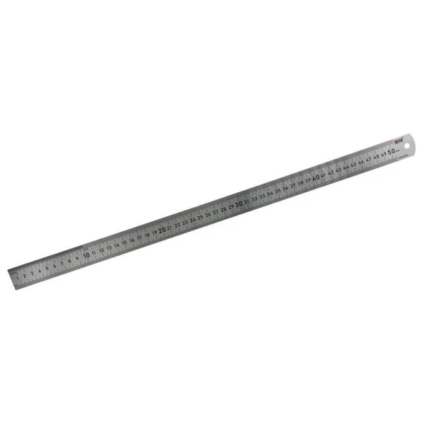 Rox 0200 Çift Taraflı Çelik Cetvel 500 Mm - Görsel 2
