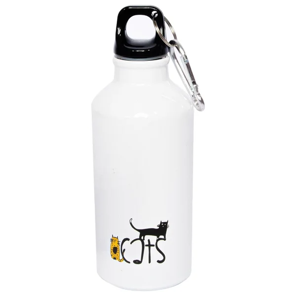 Biggdesign Cats 400 Ml Karabinerli Alüminyum Matara - Görsel 7