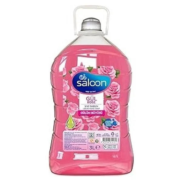 Saloon Gül Sıvı Sabun 3 Lt - Görsel 2