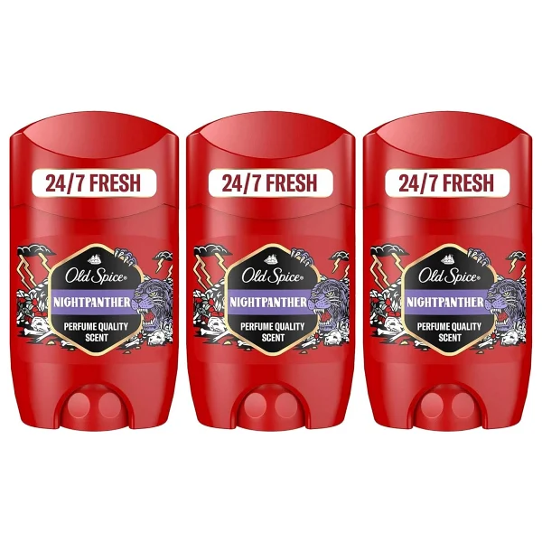 Old Spice Night Panther 50 ml 3 Adet Erkek Stick Deodorant - Görsel 2