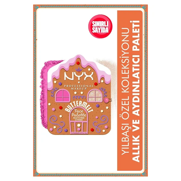 Nyx Professional Makeup Holiday Buttermelt Allık Ve Aydınlatıcı Paleti - Görsel 2