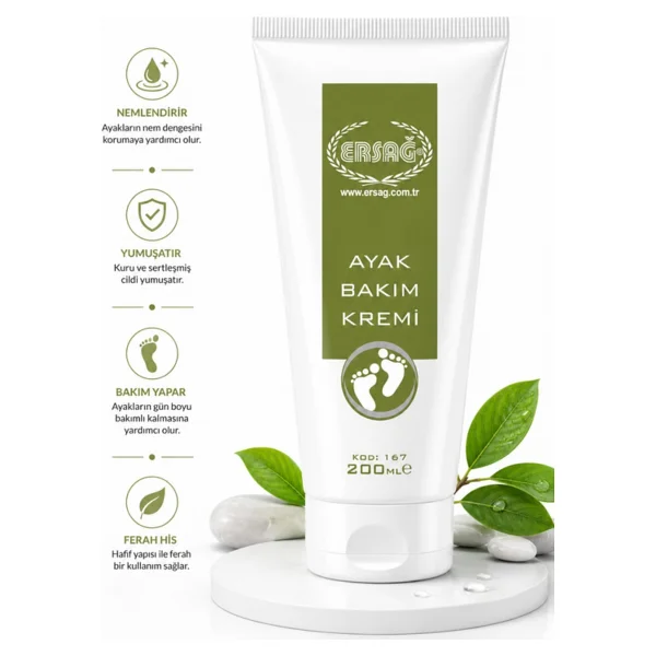 Ersağ Ayak Bakım Kremi 200 Ml - Görsel 2