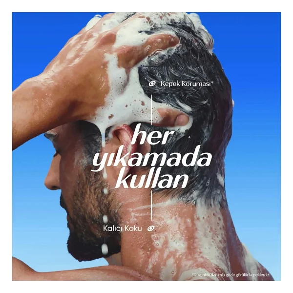 Head & Shoulders Mentol Ferahlığı 2'si 1 Arada 300 Ml Kepek Şampuanı - Görsel 8