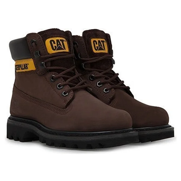 Cat Colorado 015m100031-C1527 Chocolate Erkek Nubuk Bot - Görsel 2