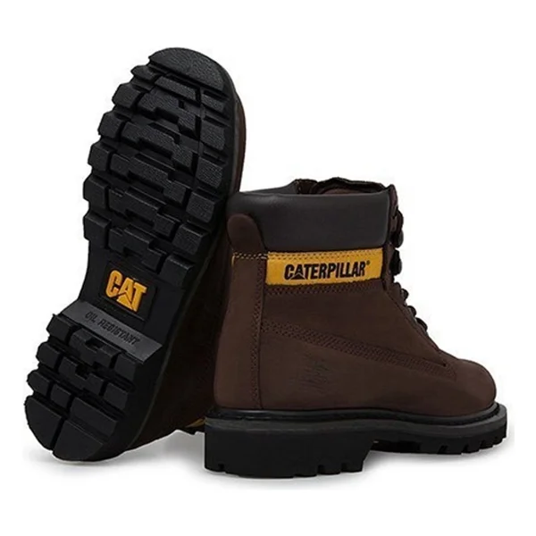 Cat Colorado 015m100031-C1527 Chocolate Erkek Nubuk Bot - Görsel 4