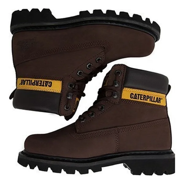 Cat Colorado 015m100031-C1527 Chocolate Erkek Nubuk Bot - Görsel 5