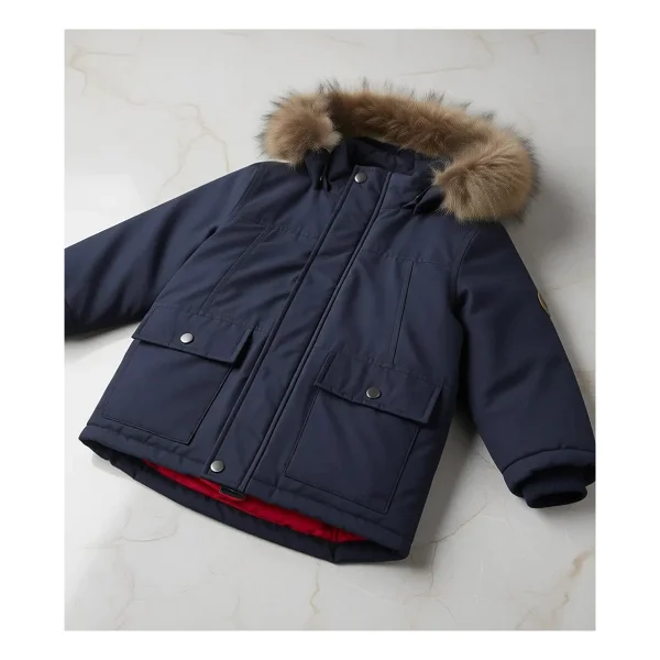 Name It Nmmmarlin Kapüşonlu Erkek Çocuk Parka - Görsel 4