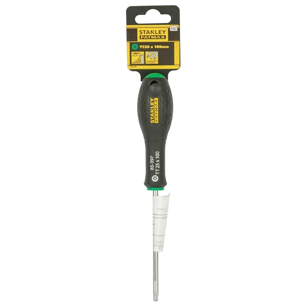 Stanley - Fatmax Tornavida Torx, Tt10, 75 Mm Schwertlaenge, Krom-Vanadyum, Ergonomik Soft Handgr, 0-65-397 - Görsel 4