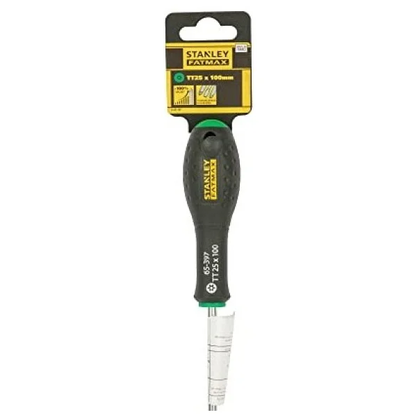 Stanley - Fatmax Tornavida Torx, Tt10, 75 Mm Schwertlaenge, Krom-Vanadyum, Ergonomik Soft Handgr, 0-65-397 - Görsel 2