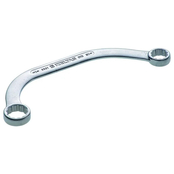 İzeltaş 0531 Yarım Ay Anahtar Yıldız İki Ağız (Sae) 7/16''x1/2'' İnch - Görsel 3
