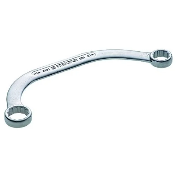 İzeltaş 0531 Yarım Ay Anahtar Yıldız İki Ağız (Sae) 7/16''x1/2'' İnch - Görsel 2