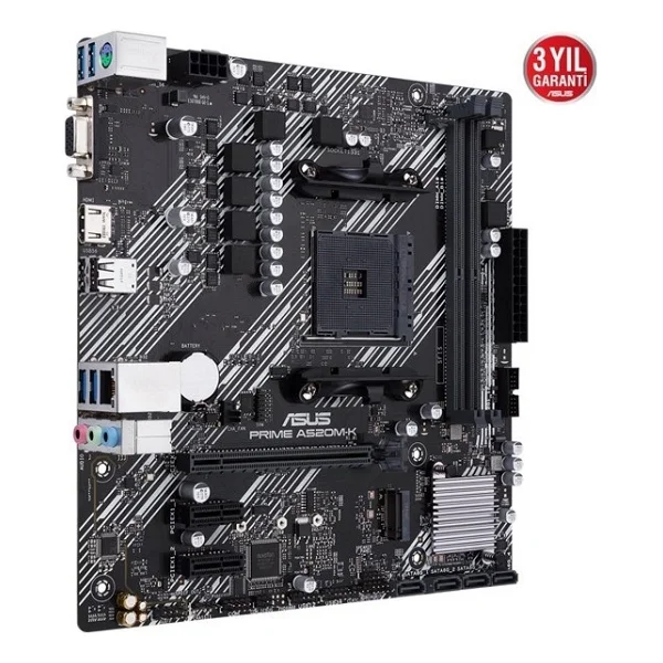 Asus Prime A520m-K AMD Am4 DDR4 Micro Atx Anakart - Görsel 8