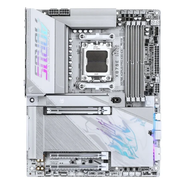 Gigabyte X870e Aorus Pro X3d Ice AMD Am5 DDR5 Atx Anakart - Görsel 7