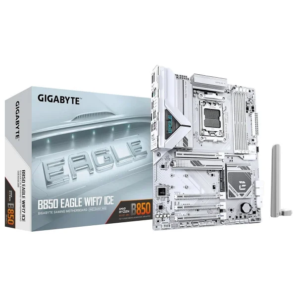 Gigabyte B850 Eagle Wıfı7 Ice AMD Am5 DDR5 Atx Anakart - Görsel 6