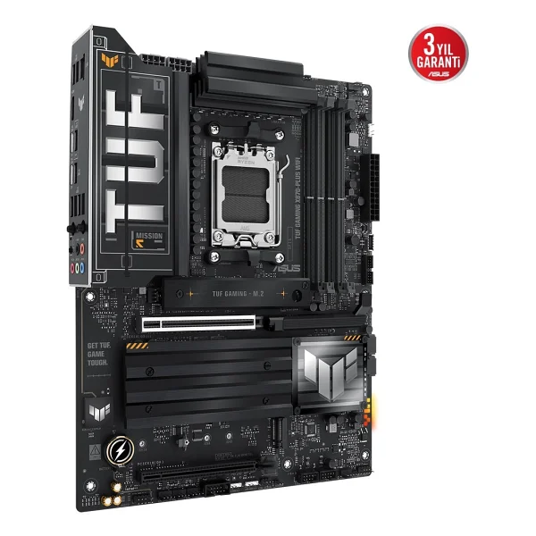 Asus Tuf Gaming X870-Plus Wi-Fi AMD Am5 DDR5 Atx Anakart - Görsel 3