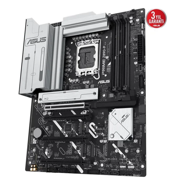 Asus Prime Z890-P Intel Lga1851 DDR5 Atx Anakart - Görsel 2