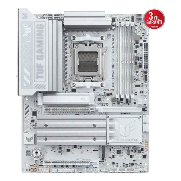 Asus Tuf Gaming X870-Pro Wıfı7 W Neo AMD Am5 DDR5 Atx Anakart - Görsel 2