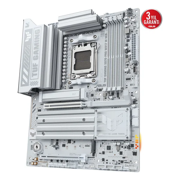 Asus Tuf Gaming X870-Pro Wıfı7 W Neo AMD Am5 DDR5 Atx Anakart - Görsel 5