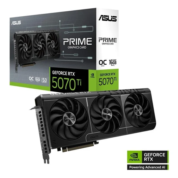 Asus RTX 5070 Tı Prime Oc Edition Prıme-Rtx5070tı-O16g 256 Bit Gddr7 16 GB Ekran Kartı - Görsel 2