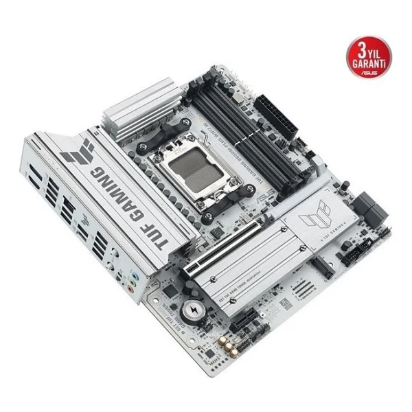 Asus Tuf Gaming B850m-Plus Wıfı7 W AMD Am5 DDR5 Micro Atx Anakart - Görsel 2
