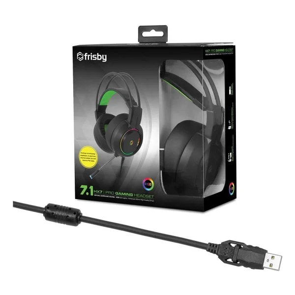 Frisby HX-7 Pro 7.1 RGB Mikrofonlu Oyuncu Kulaklığı - Görsel 2