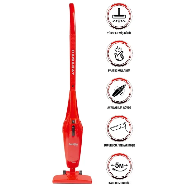 Fantom Hamarat P 1500 Dikey Elektrikli Süpürge - Görsel 9