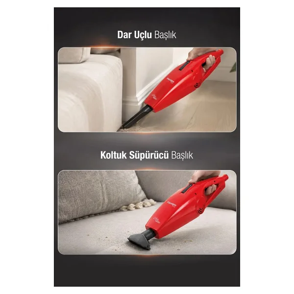 Fantom Hamarat P 1500 Kırmızı Dikey Elektrikli Süpürge - Görsel 10