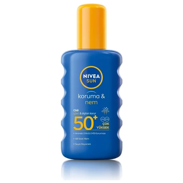 Nıvea Güneş Koruyucu & Nemlendirici Sprey Gkf50 200 Ml + Nıvea Soft 75 Ml El Kremi - Görsel 4