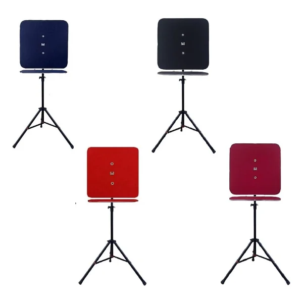 Raf Düzenekli Tripod Ayaklı Kare Dart Arkalık. Siyah - Görsel 3