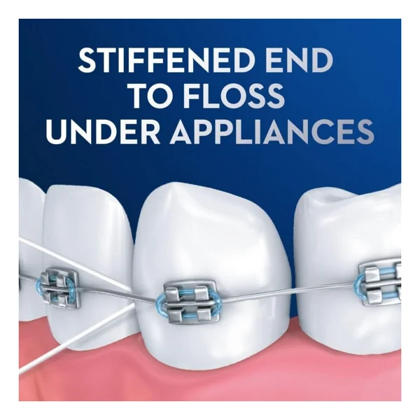Oral-B Super Floss Önceden Kesilmiş Teller Diş İpi, Nane, 50 Adet - Görsel 3