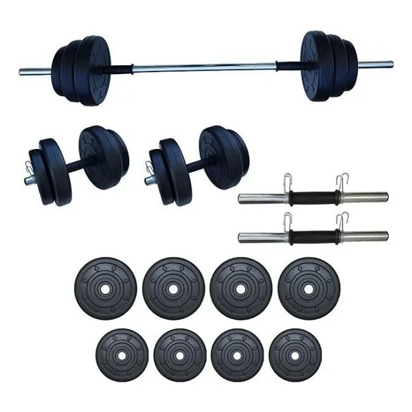 Moccastyle 35 Kg Diamond Ağırlık Seti 35 Kg Vücut Geliştirme Aleti Halter Seti - Görsel 2