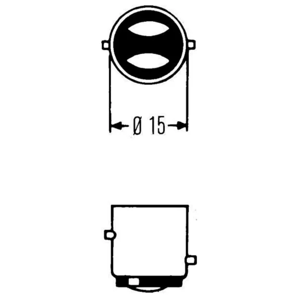 Philips Vision P21/5w Stop Ve Fren Ampulü, 12v Bay15d, 2'li Paket - Görsel 3