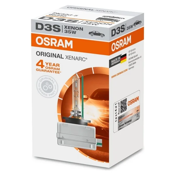 Osram Xenarc 66340 D3s Hıd, Xenon Far Ampulü Osram Xenarc Nıght Breaker Unlımıted D1s, Lampe De Phare Xenon, 4150 K, 66340, Boite Pliante De 1 66340 - Görsel 4