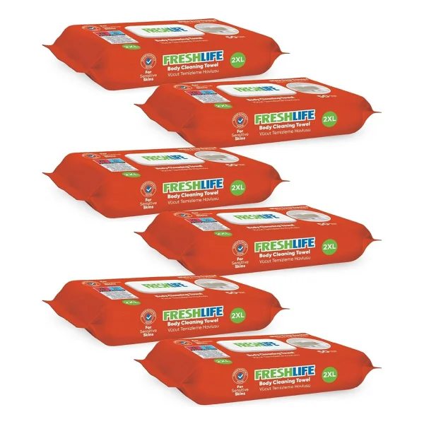 Freshlife Vücut Temizleme Havlusu 6x50 (300 Yaprak) - Görsel 7
