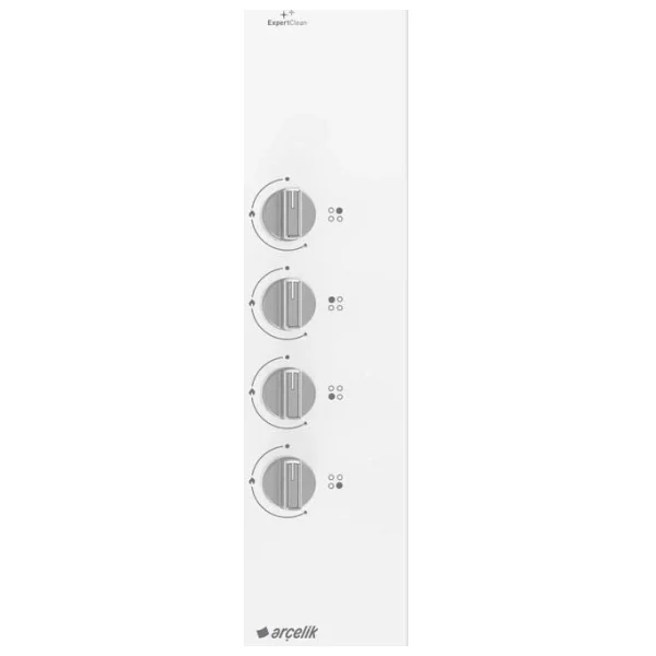 Arçelik Ocd K 651 Dwyb Wok Gözlü Beyaz Ankastre Ocak - Görsel 5