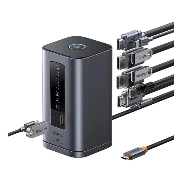 Baseus Spacemate B00568101813-00 11-İn-1 Laptop Docking Station - Görsel 4