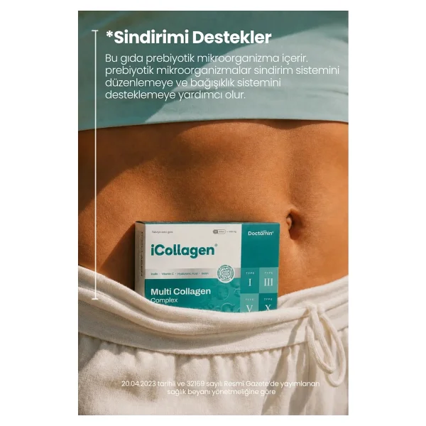 İcollagen Prebiyotik Lif Ve Kolajen 60 Tablet - Görsel 5