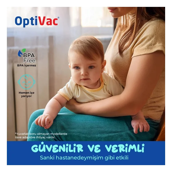 Optinell Optivac Bebek Burun Aspiratörü Elektrik Süpürgesi İle Çalışabilen - Görsel 8
